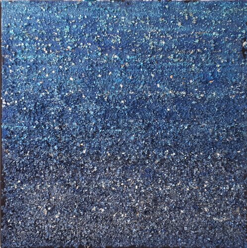 SMC_157_Sparkling Blue" von Martina Hartusch, Malerei kaufen auf Singulart
