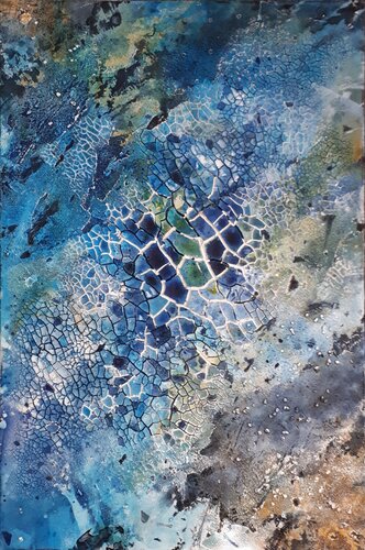 SC_193_"crocodile" van Martina Hartusch, Schilderij te koop op Singulart