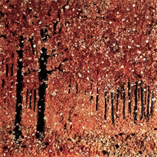 SC_198_autumn forest di Martina Hartusch, Pittura in vendita su Singulart