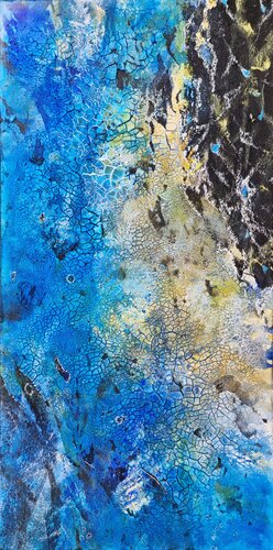 SC_211_I Like The Blue di Martina Hartusch, Pittura in vendita su Singulart
