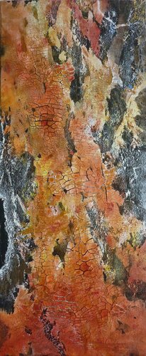 SC_213_" burning_I " di Martina Hartusch, Pittura in vendita su Singulart