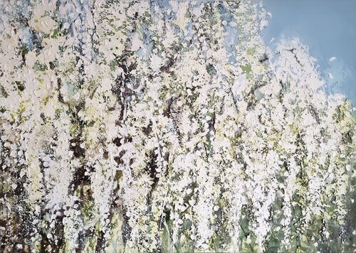 SC 223_Full Bloom von Martina Hartusch, Malerei kaufen auf Singulart