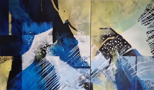 C 132_133_HOPE & STRENGTH by Martina Hartusch, 絵画 for Sale on Singulart
