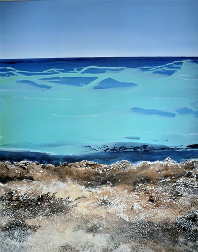 SC_67_"there´s something in the water.." di Martina Hartusch, Pittura in vendita su Singulart