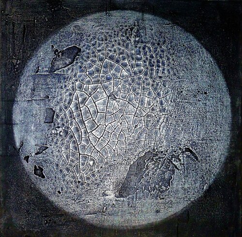 SMC_57_moon III di Martina Hartusch, Pittura in vendita su Singulart