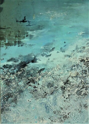 SC_83_"FREEZING_II" van Martina Hartusch, Schilderij te koop op Singulart