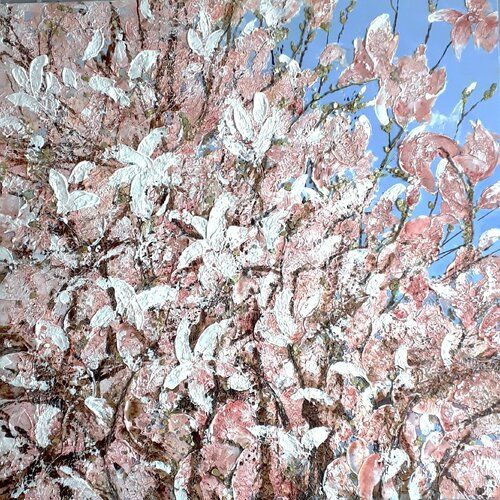 SC_171_"Magnolia" van Martina Hartusch, Schilderij te koop op Singulart