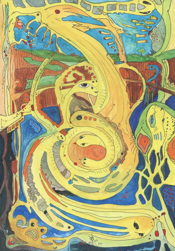 "Avalon" von Mo Güttinger, Malerei kaufen auf Singulart