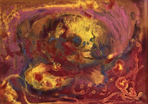 "Feuerdrache" von Mo Güttinger, Malerei kaufen auf Singulart