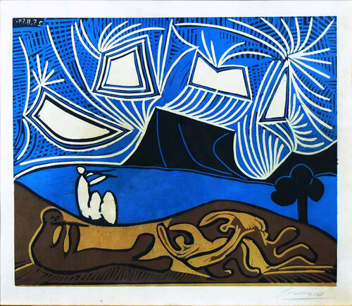 bacchanale von Pablo Picasso, Druck kaufen auf Singulart