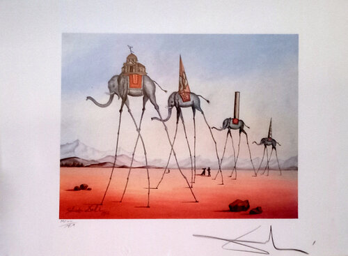 elefanti by Salvador Dalí, Print for Sale on Singulart