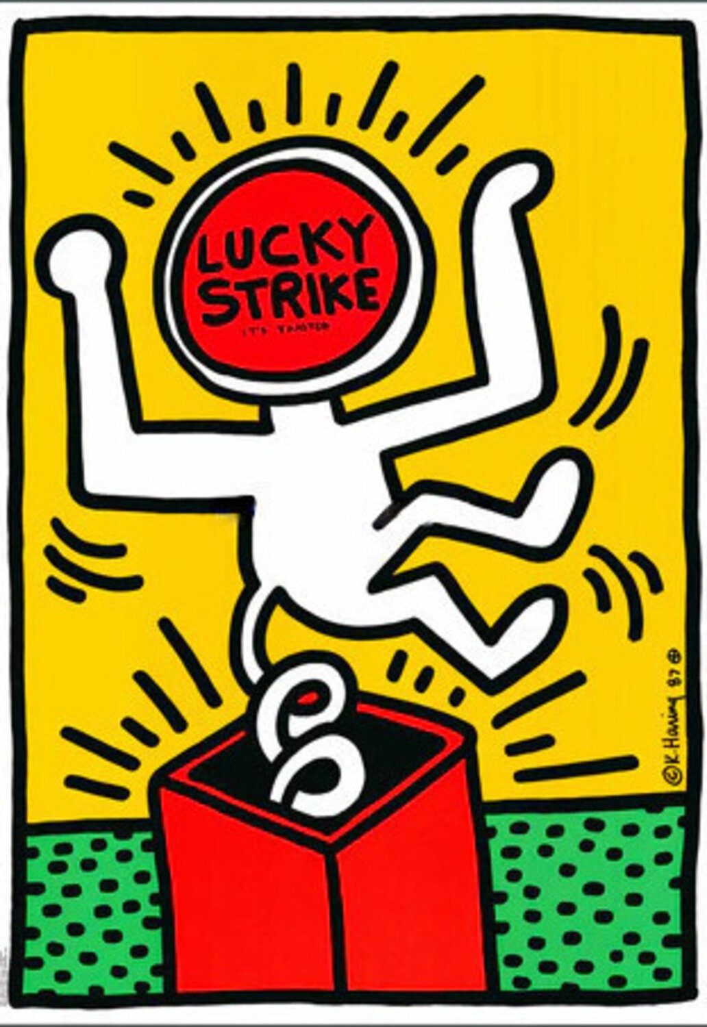 lucky strike II Keith Haring Stampa in vendita