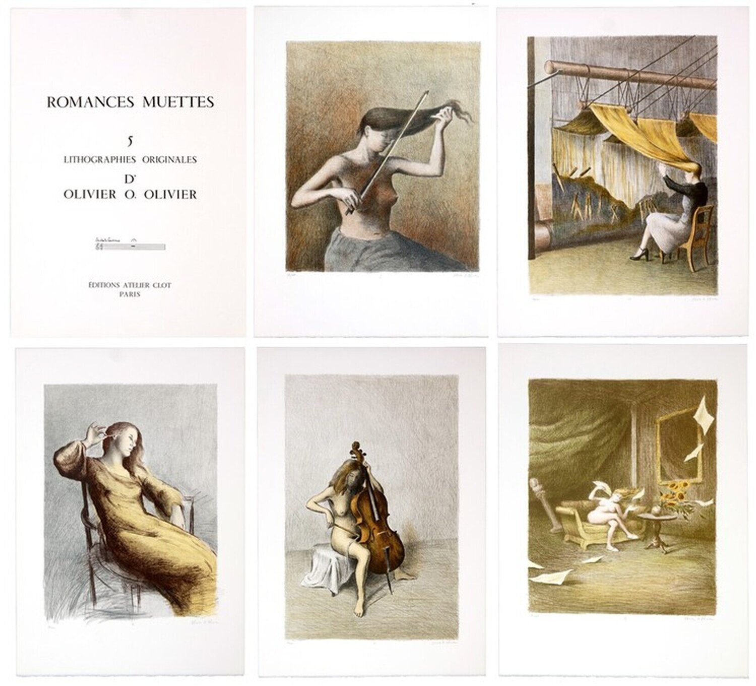 Romances muettes (Album complet) Olivier O. Olivier Stampa in vendita