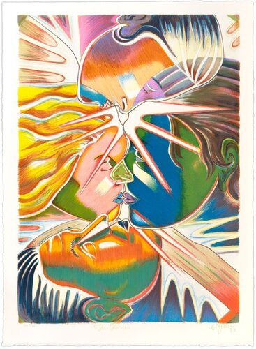 The kisses van Martin Bigum, Afdruk te koop op Singulart