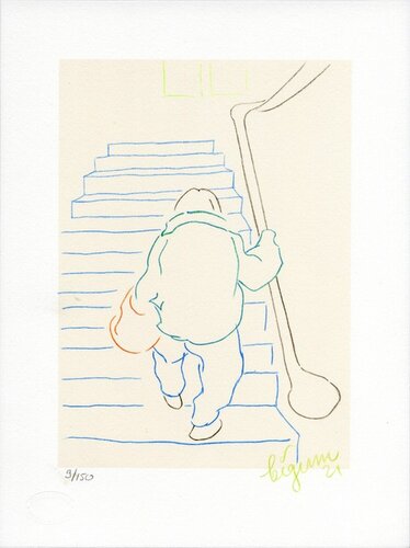 Barre d'escalier van Martin Bigum, Afdruk te koop op Singulart
