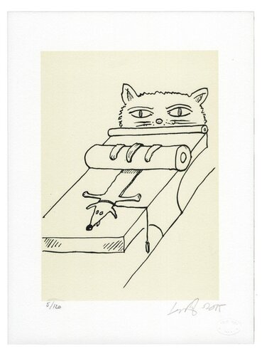 Chien écrasé von Lars Nørgård, Druck kaufen auf Singulart