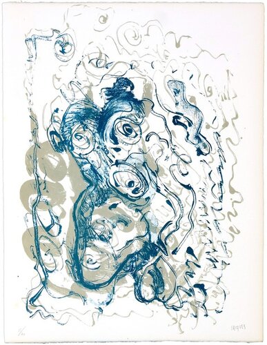 Le changement en bave d'escargot van Jacques Grinberg, Afdruk te koop op Singulart