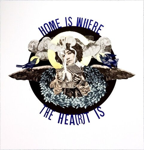 Home is where the heart is di Madame, Stampa in vendita su Singulart