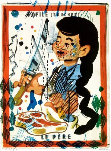 Le père, Fofilé (boucher) by Demián Flores, Print for Sale on Singulart