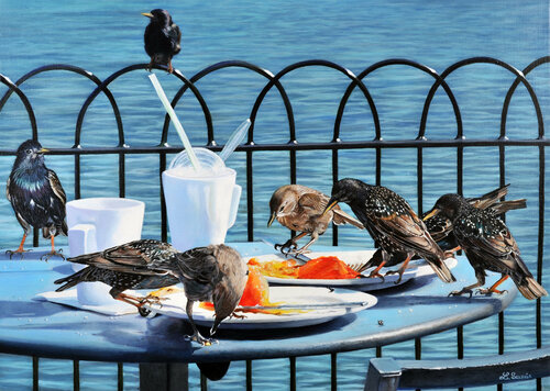 The sentinel by Laurence Saunois, Painting for Sale on Singulart