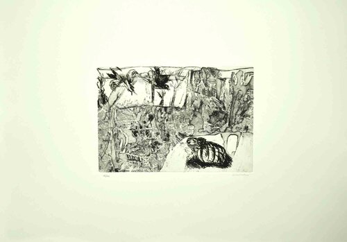 Colline a Gropparello by Bruno Cassinari, 版画 for Sale on Singulart