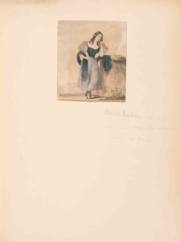 Young Woman in Traditional Dress by Achille Devéria, Print for Sale on Singulart