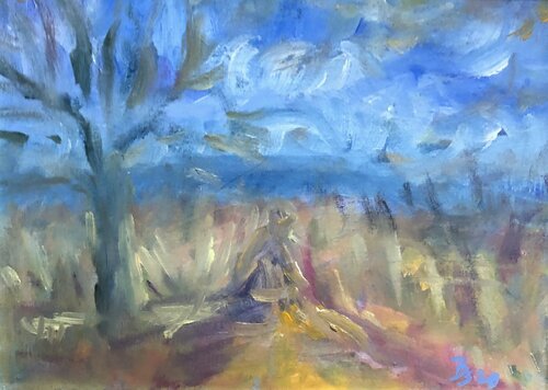 SONNIGER HERBSTTAG van Barbara Schauß, Schilderij te koop op Singulart