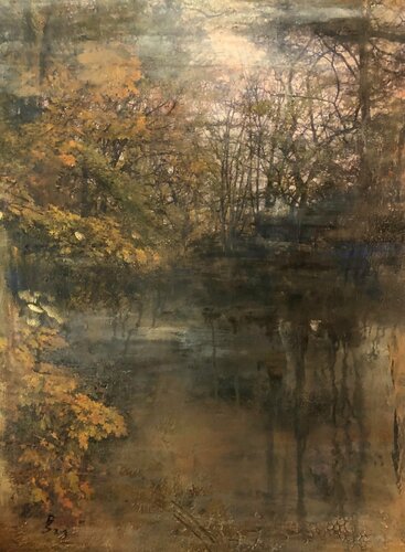 GOLDEN MOMENT van Barbara Schauß, Schilderij te koop op Singulart