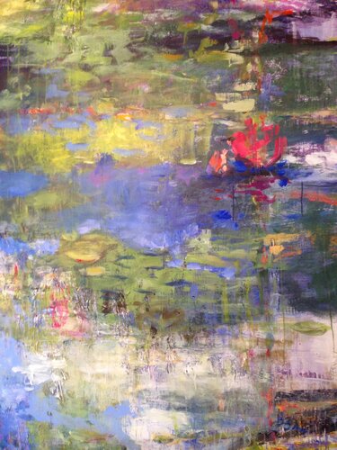 NYMPHÉAS van Barbara Schauß, Schilderij te koop op Singulart