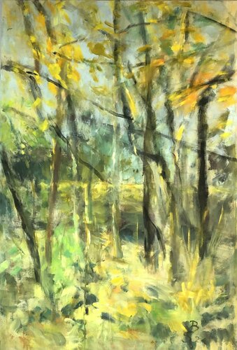 BÄUME IM HERBST von Barbara Schauß, Malerei kaufen auf Singulart