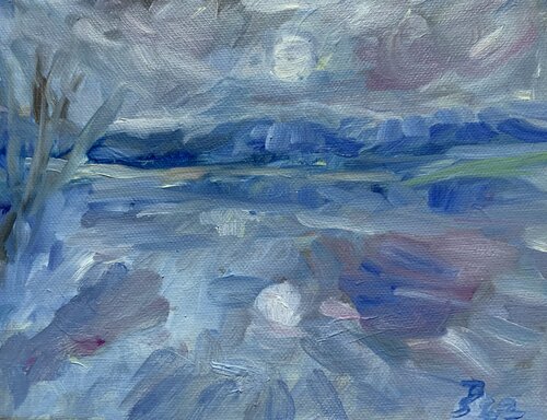 WINTERSTIMMUNG di Barbara Schauß, Pittura in vendita su Singulart