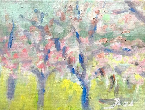 BLÜTENSCHAUM by Barbara Schauß, Painting for Sale on Singulart