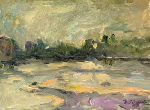 SOMMERABEND AM RHEIN Barbara Schauß