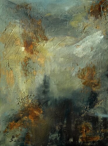 MOUNTAIN MIST di Barbara Schauß, Pittura in vendita su Singulart