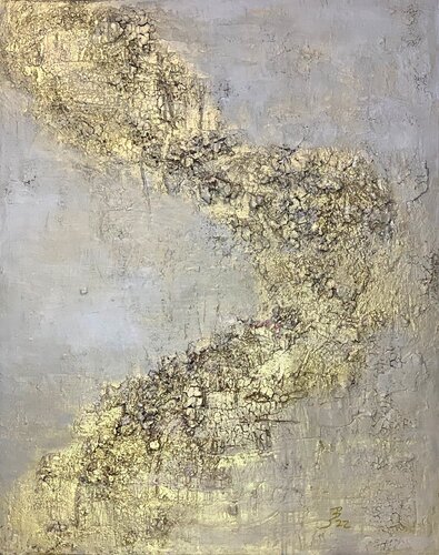 GOLDEN VINE van Barbara Schauß, Schilderij te koop op Singulart