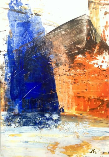 SIGNUM I 22 par Barbara Schauß, Peinture en vente sur Singulart