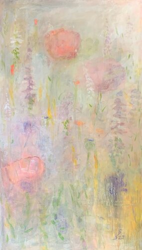 FLEURS DE RÊVE di Barbara Schauß, Pittura in vendita su Singulart