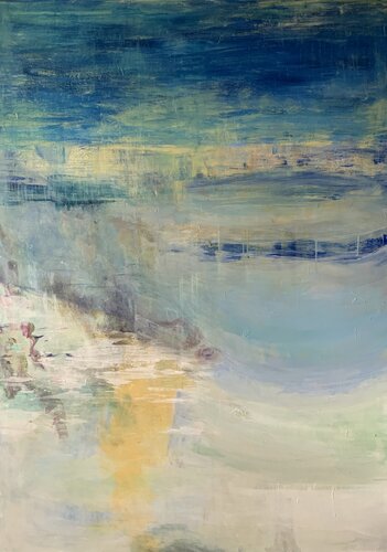 LA PLAGE di Barbara Schauß, Pittura in vendita su Singulart