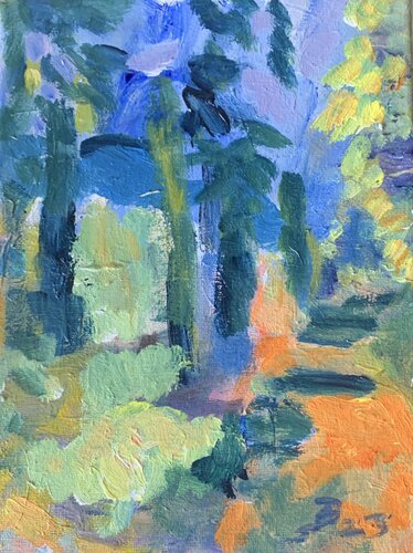 SOMMER IM SÜDEN I by Barbara Schauß, Painting for Sale on Singulart