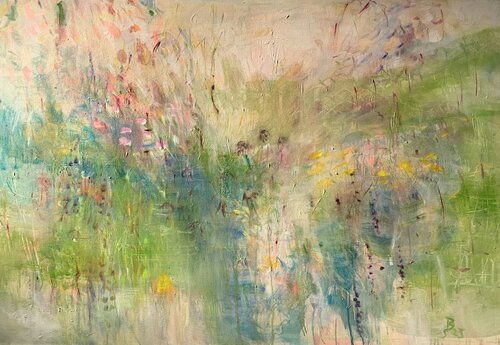 JARDIN FLEURI de Barbara Schauß, Pintura a la venta en Singulart