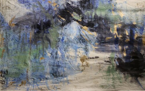 RHEINRHAPSODIE di Barbara Schauß, Pittura in vendita su Singulart