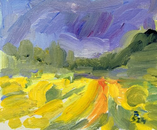 ERNTEZEIT di Barbara Schauß, Pittura in vendita su Singulart