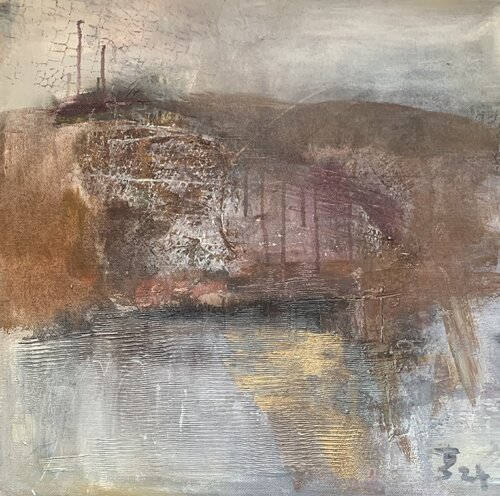 WINTEREINBRUCH di Barbara Schauß, Pittura in vendita su Singulart