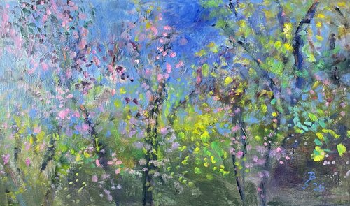 BLOOM di Barbara Schauß, Pittura in vendita su Singulart