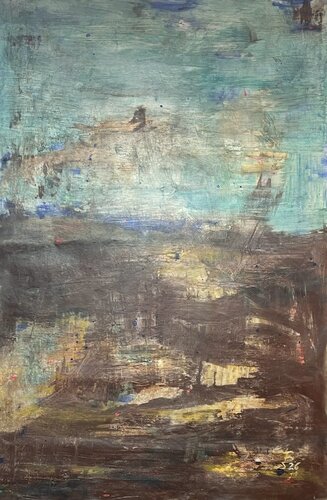 ROBINSON CRUSOE par Barbara Schauß, Peinture en vente sur Singulart