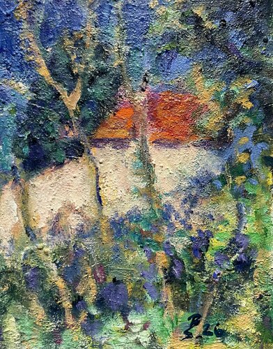 HAUS IM JUNI van Barbara Schauß, Schilderij te koop op Singulart