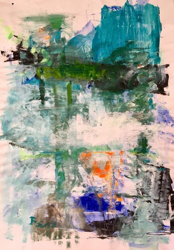 RIVERDANCE par Barbara Schauß, Peinture en vente sur Singulart