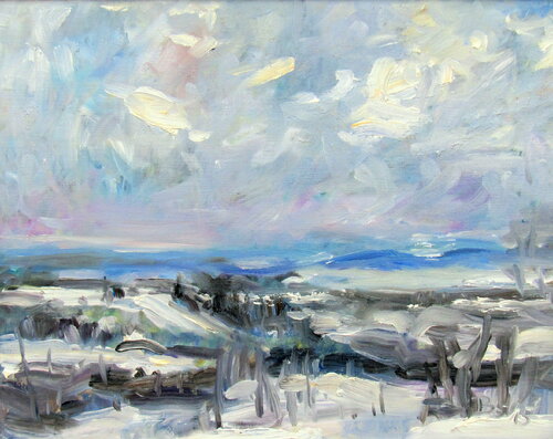 WINTERLAND von Barbara Schauß, Malerei kaufen auf Singulart