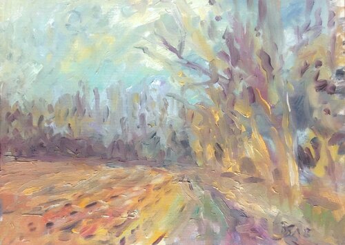 HERBSTIMPRESSION van Barbara Schauß, Schilderij te koop op Singulart