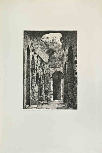 Partie du Colysée à Rome by Bronislaw Zaleski, Print for Sale on Singulart